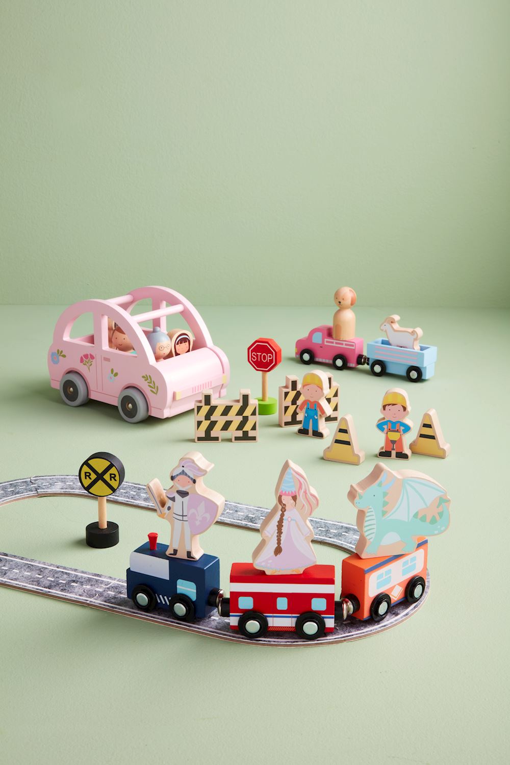 Construction Wood Toy Set