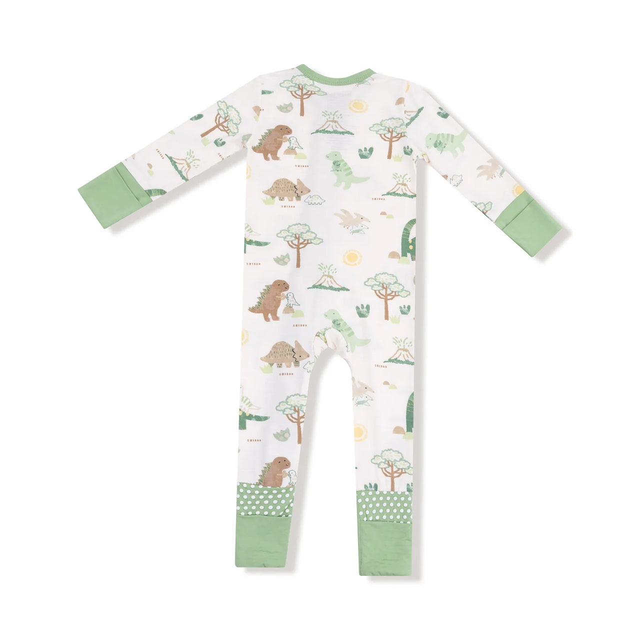 Zipper Romper- Baby Love Dinos