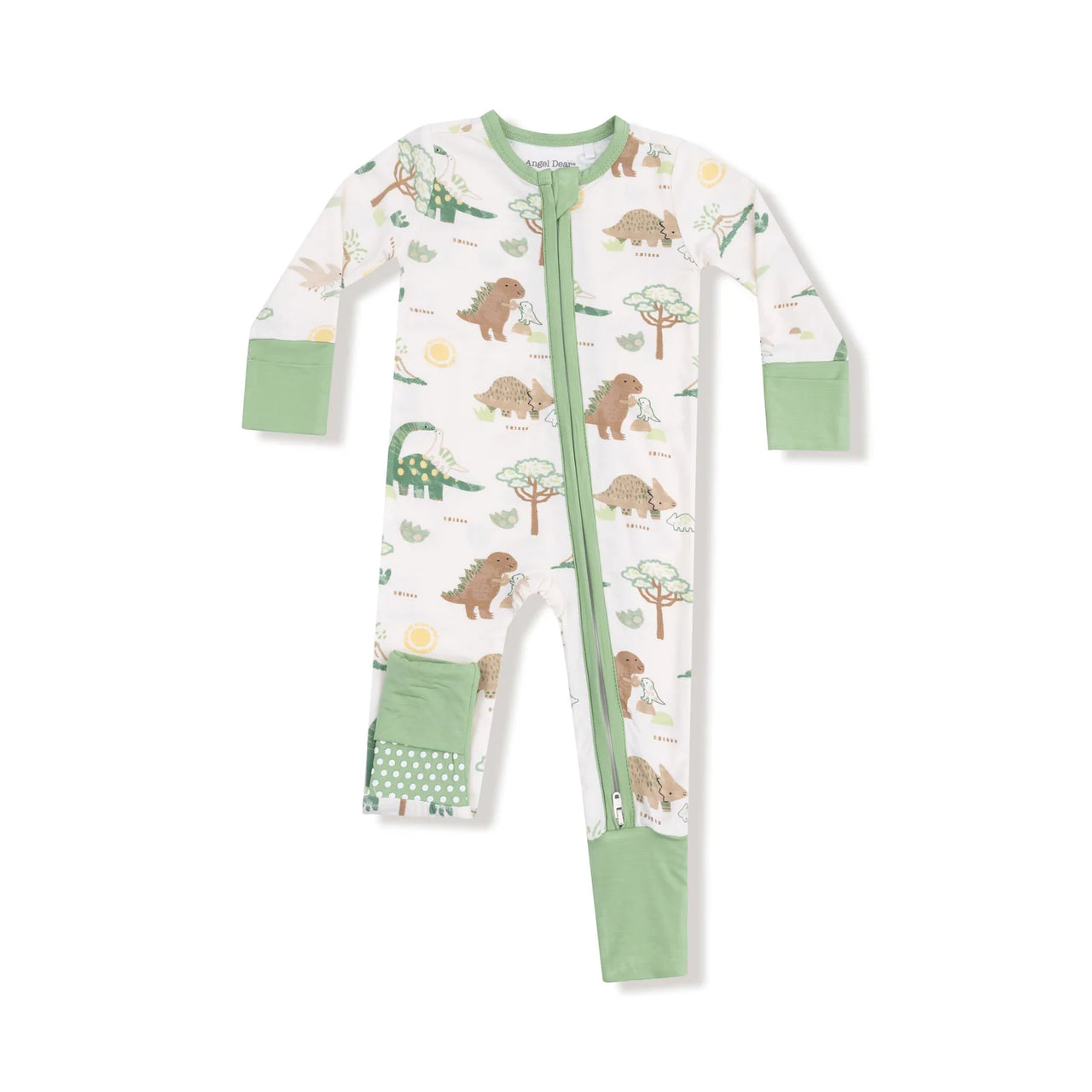 Zipper Romper- Baby Love Dinos