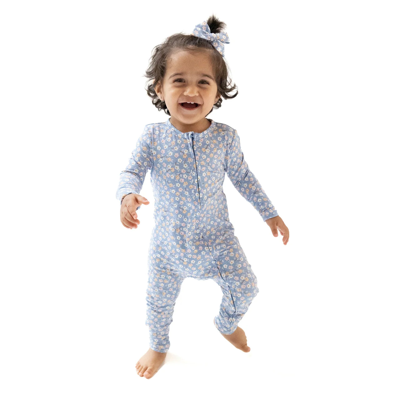 Zipper Romper- Country Calico