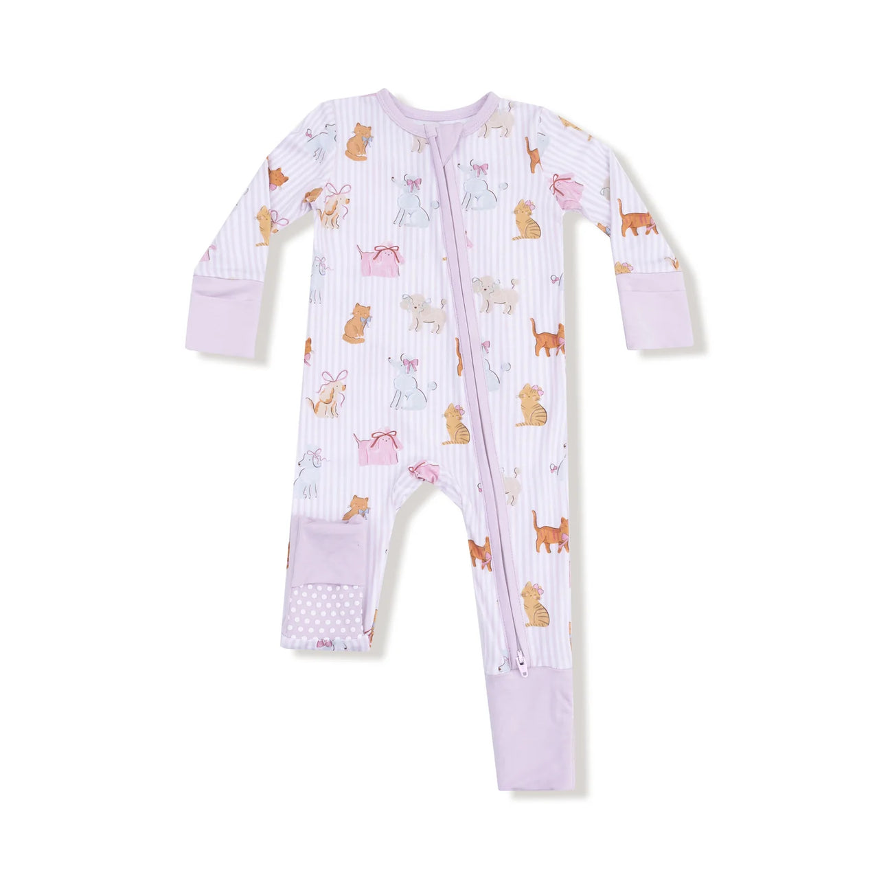 Zipper Romper- Fancy Pets