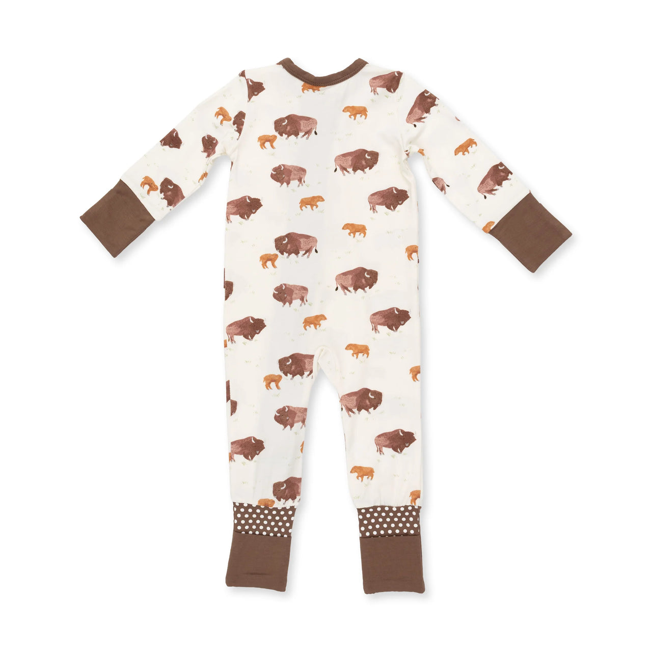 Zippered Romper- American Buffalo
