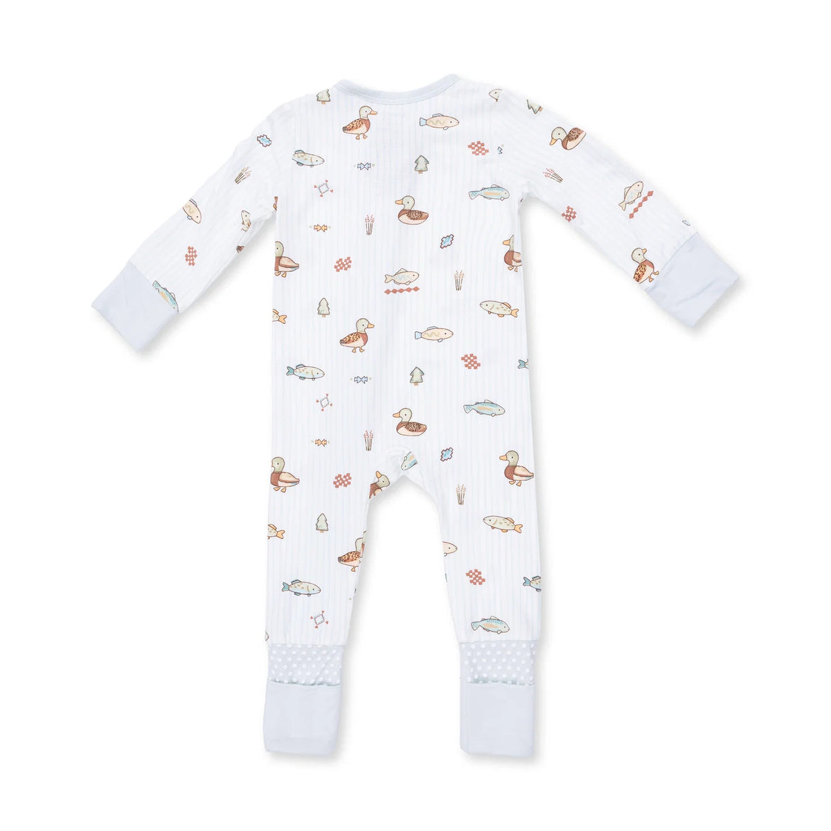 Zippered Romper- Lake Cuties