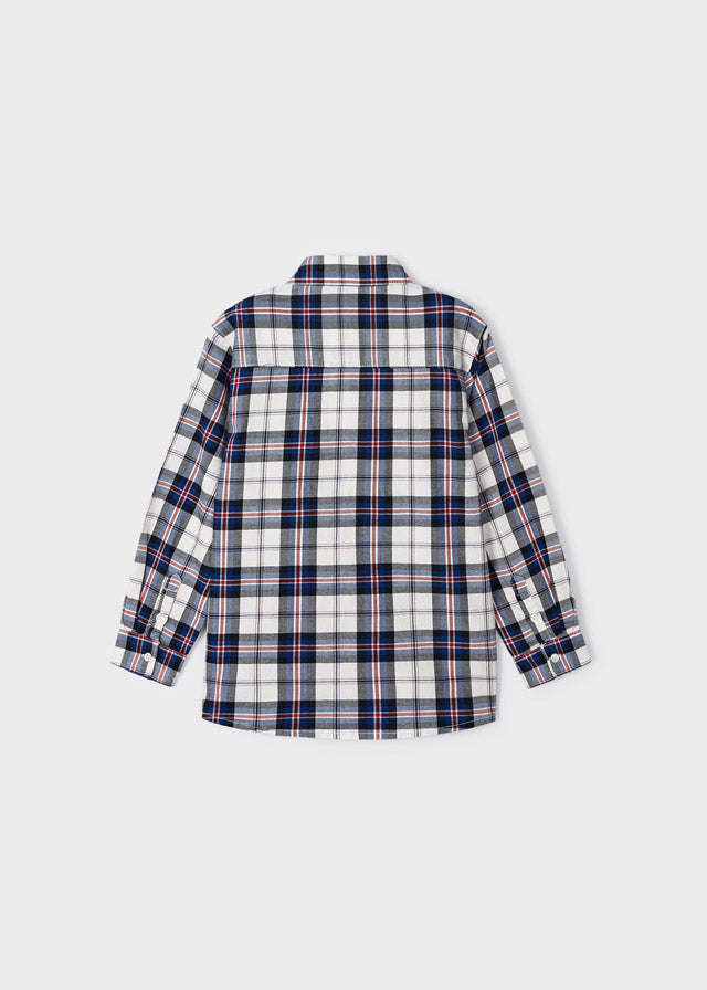 Klein Blue Plaid Button Down