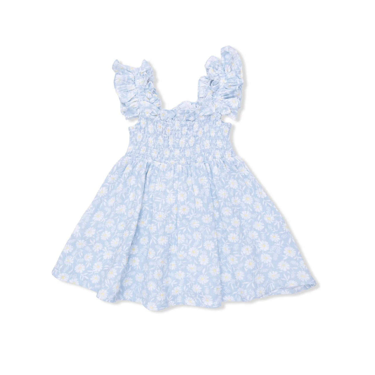 Western Daisies Smocked Sundress