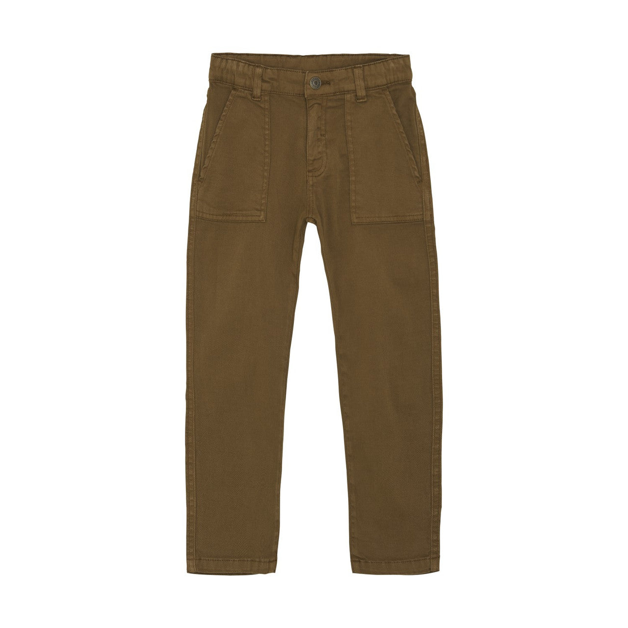 Boys Twill Pants - Sepia