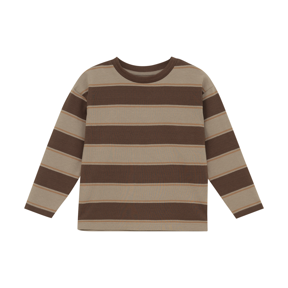 Striped Long Sleeve Tee- Bracken