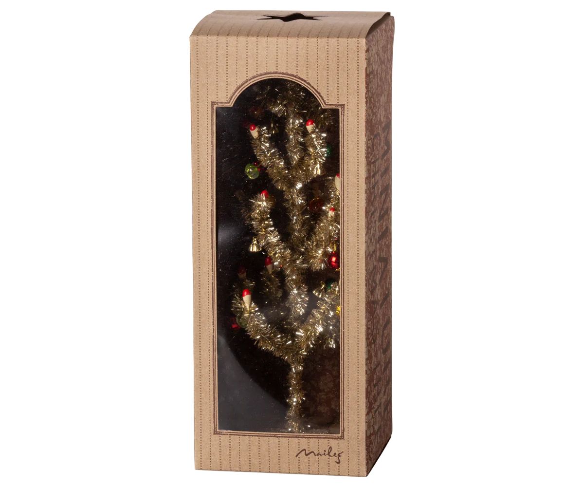 Christmas Tree, Gold- Red and Green Decoration