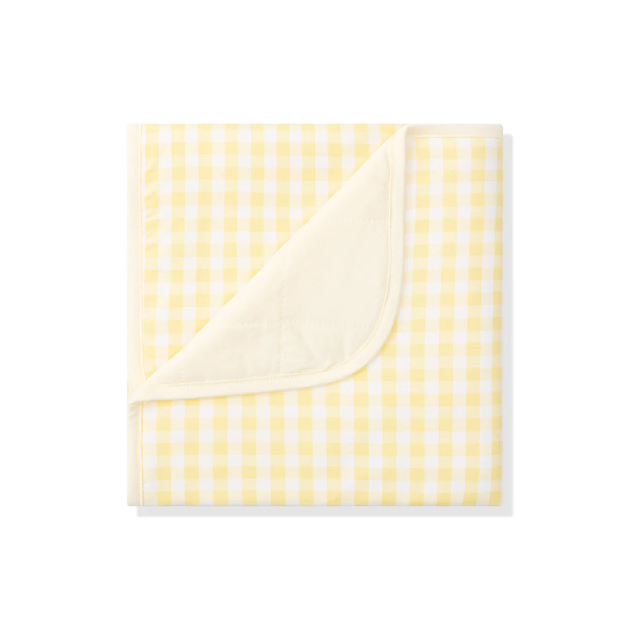 Baby Blanket 1.0- Gingham Chamomile