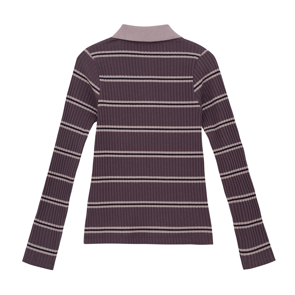 Plum Truffle Long Sleeve Polo