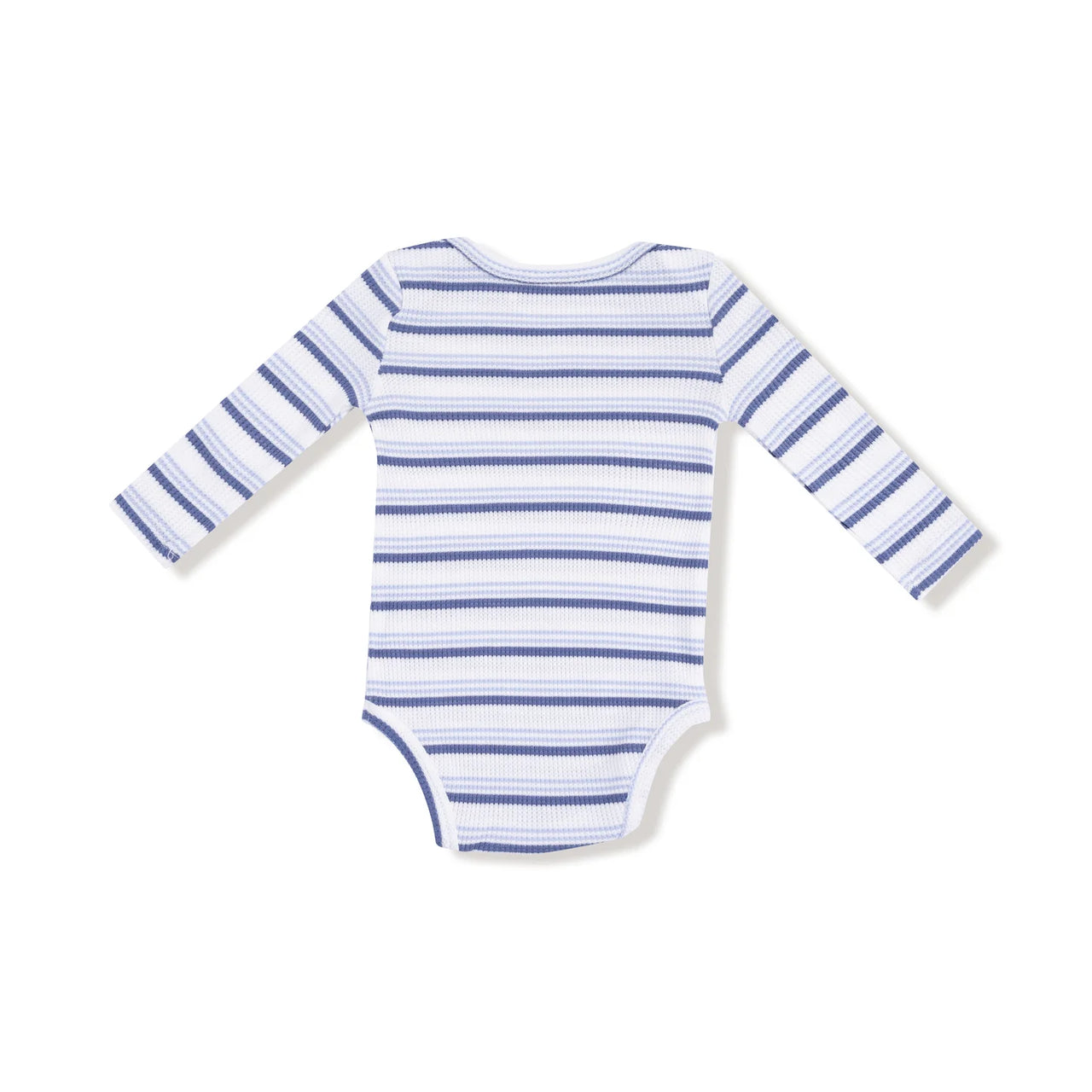 Blue Vintage Stripe Long Sleeve Bodysuit
