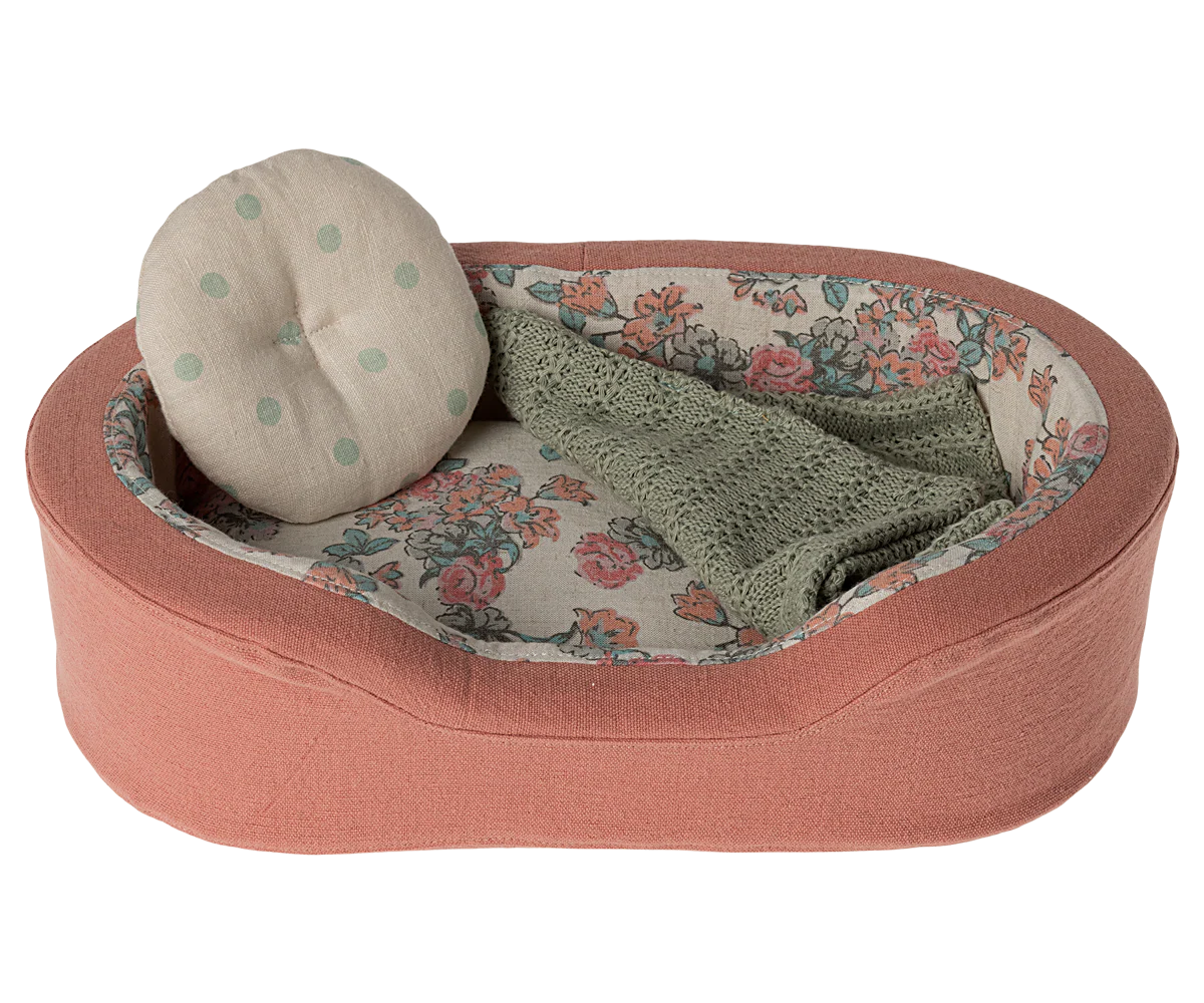 Cosy Basket, Small - Coral - Maileg
