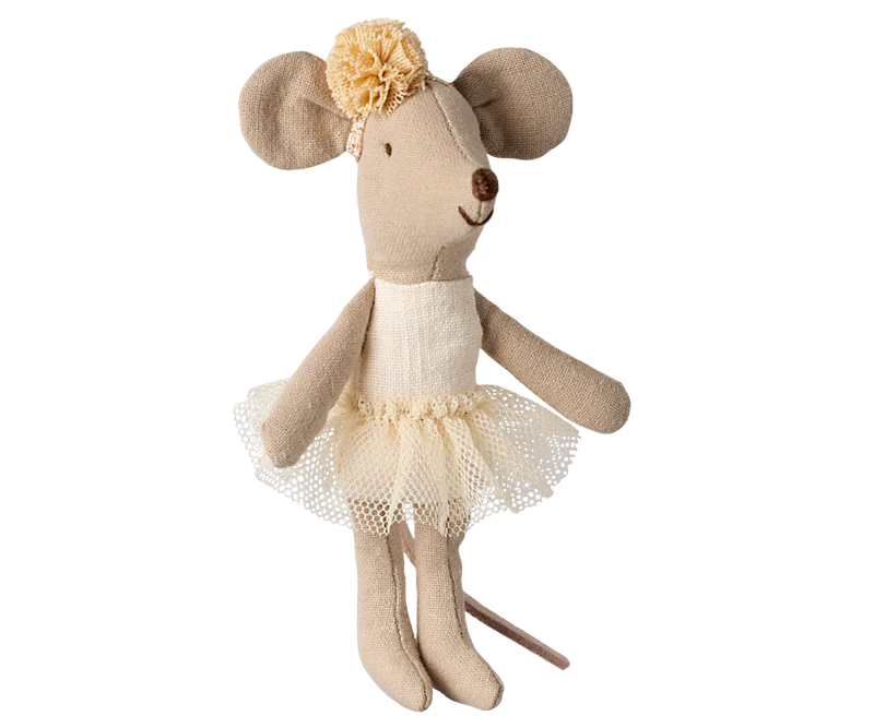 Ballerina mouse, Little sister - Off white - Maileg