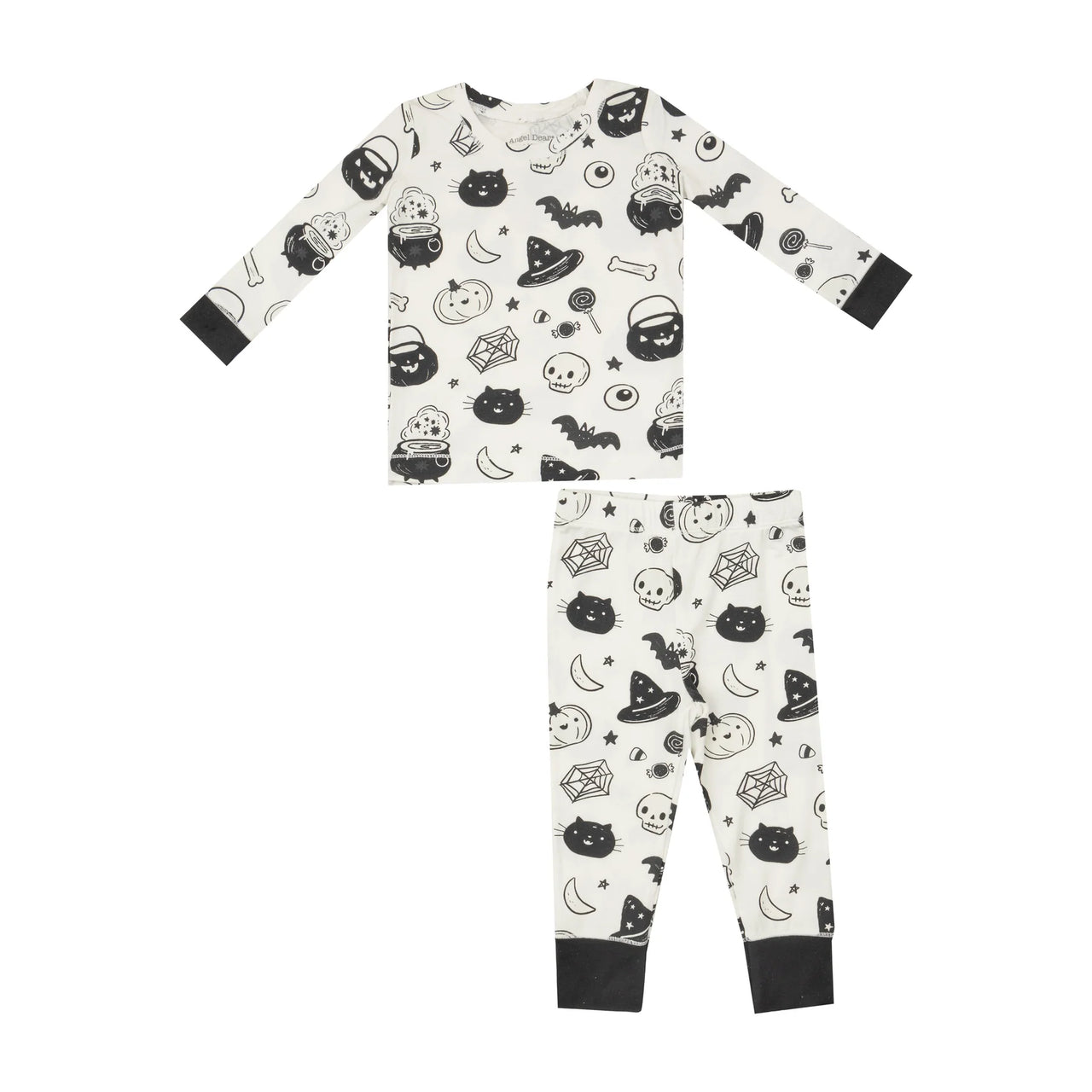 Black and White Halloween Loungewear Set