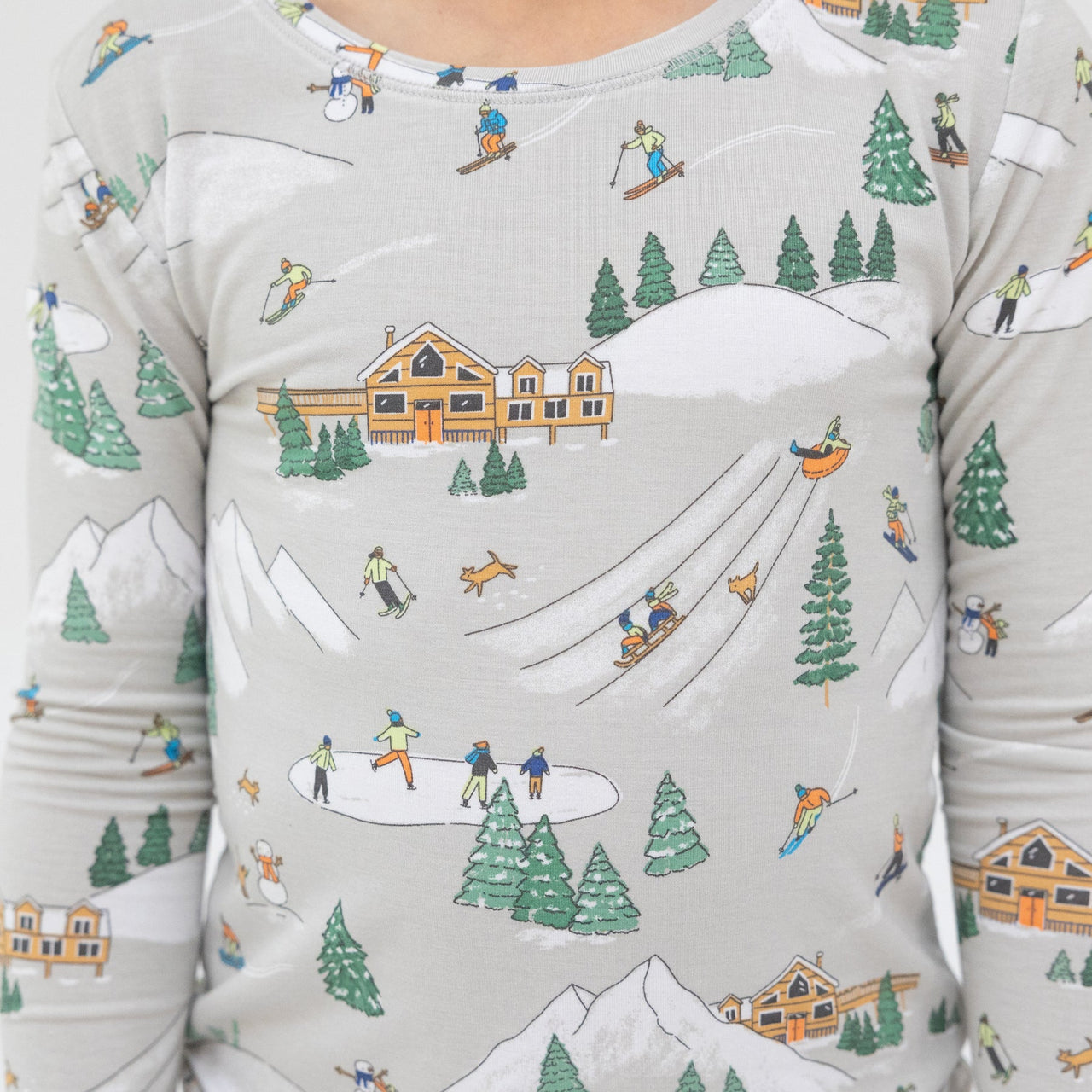 Winter Fun Skiers Loungewear Set