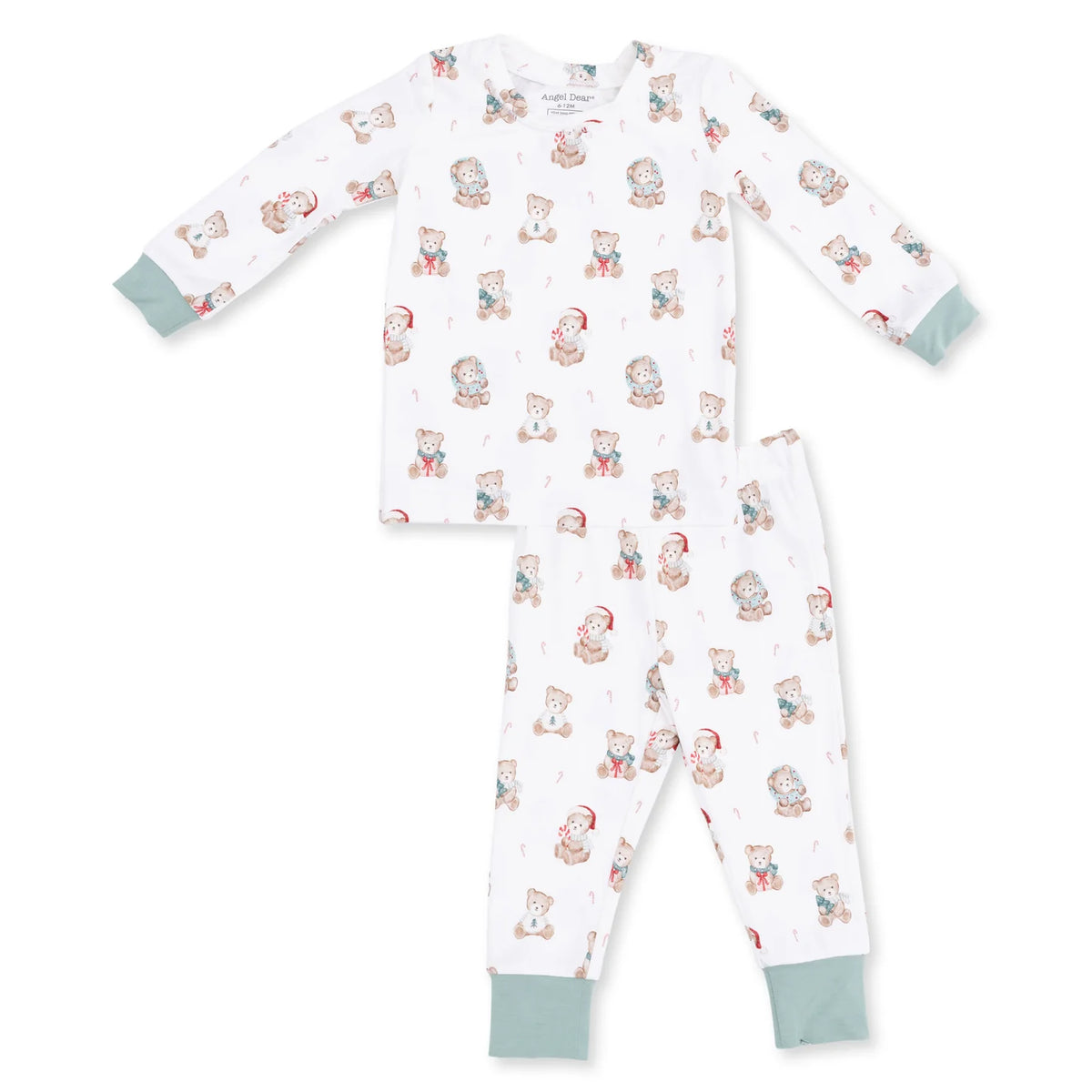 Long Sleeve Pajama Set- Christmas Teddy Bears