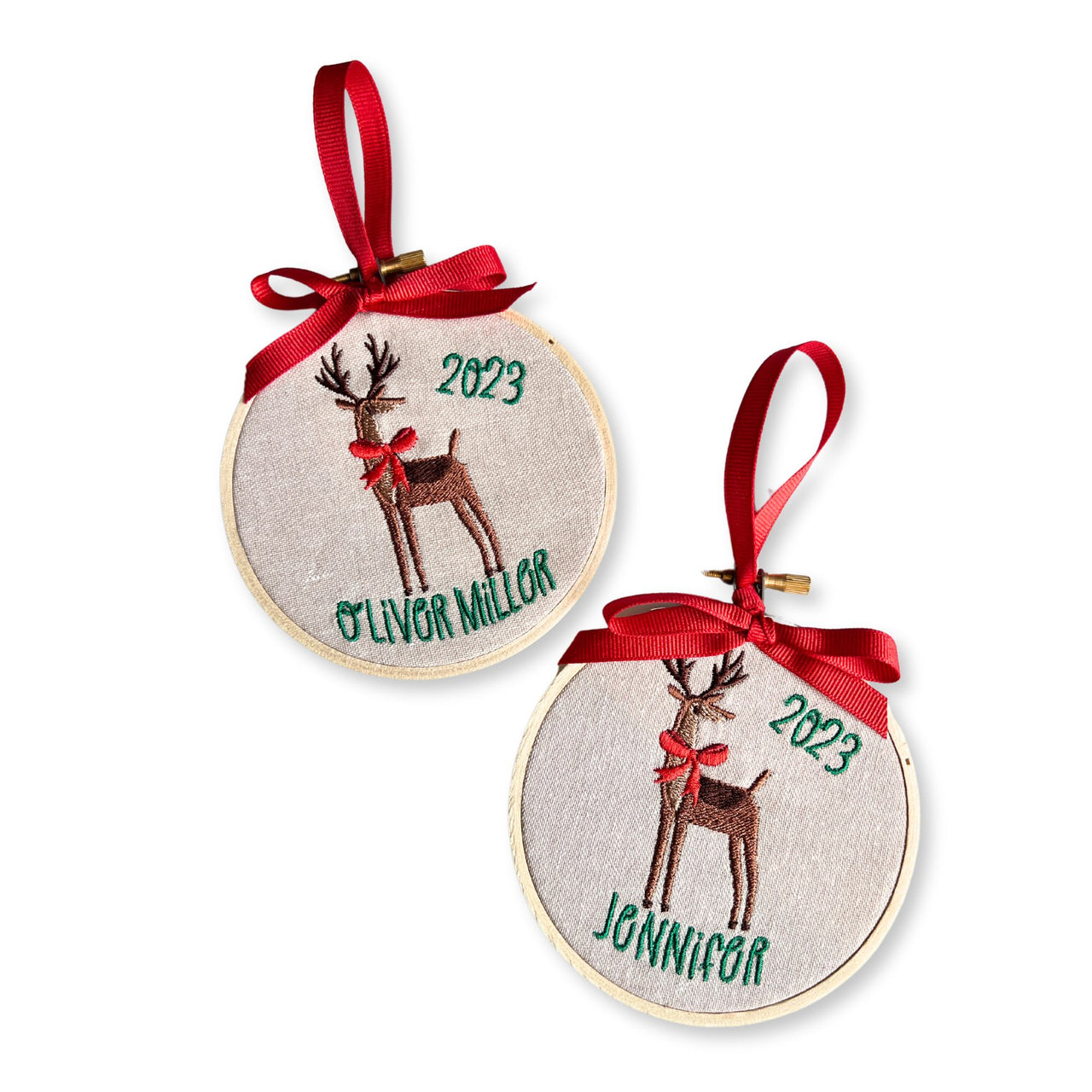 Custom Deer Ornament