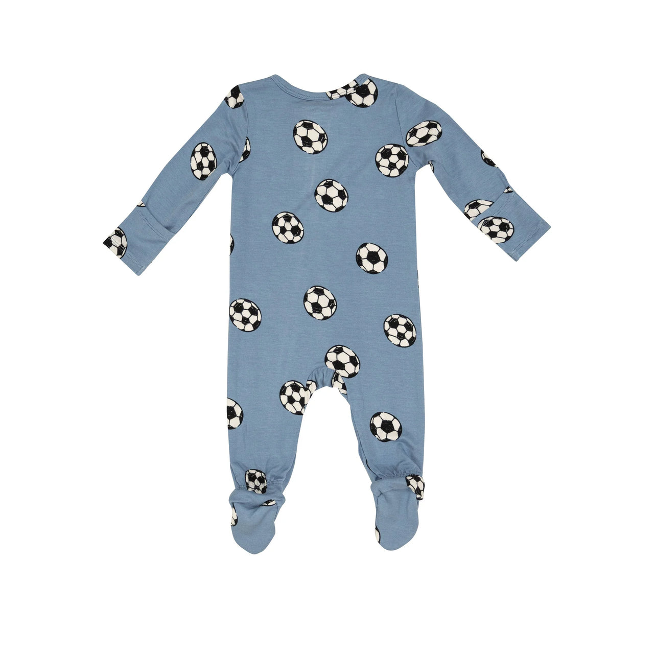 Zippered Footie- Soccer