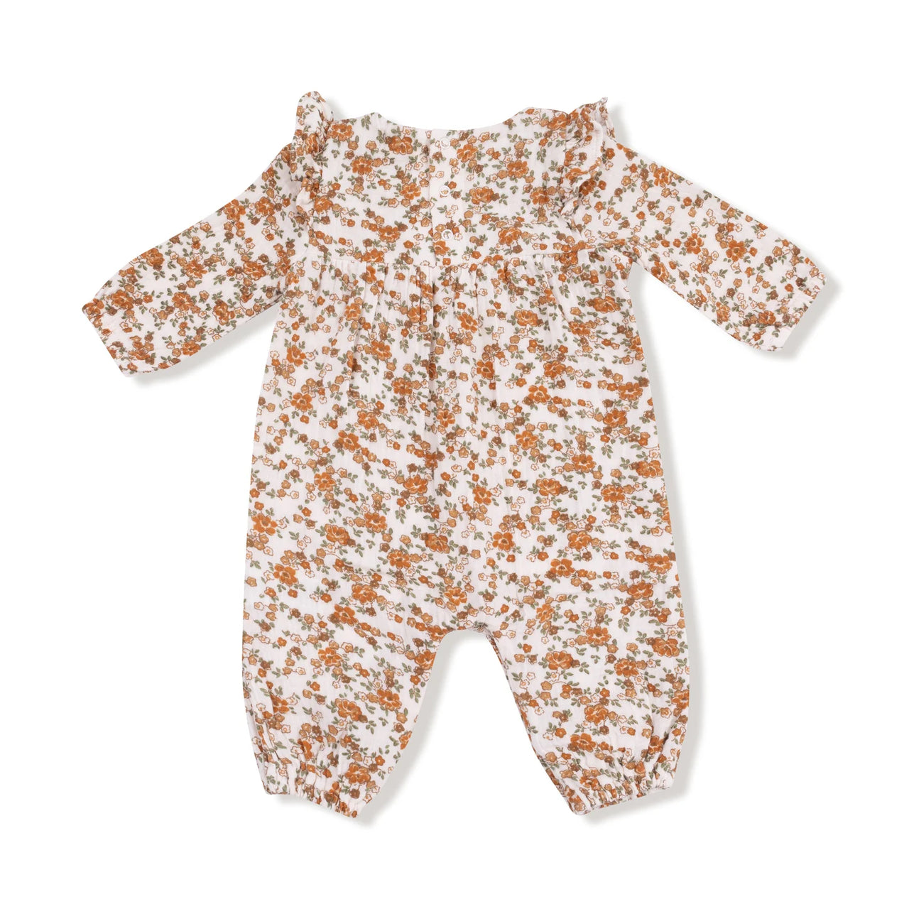 Ruffle Sleeve Romper- Prairie Calico