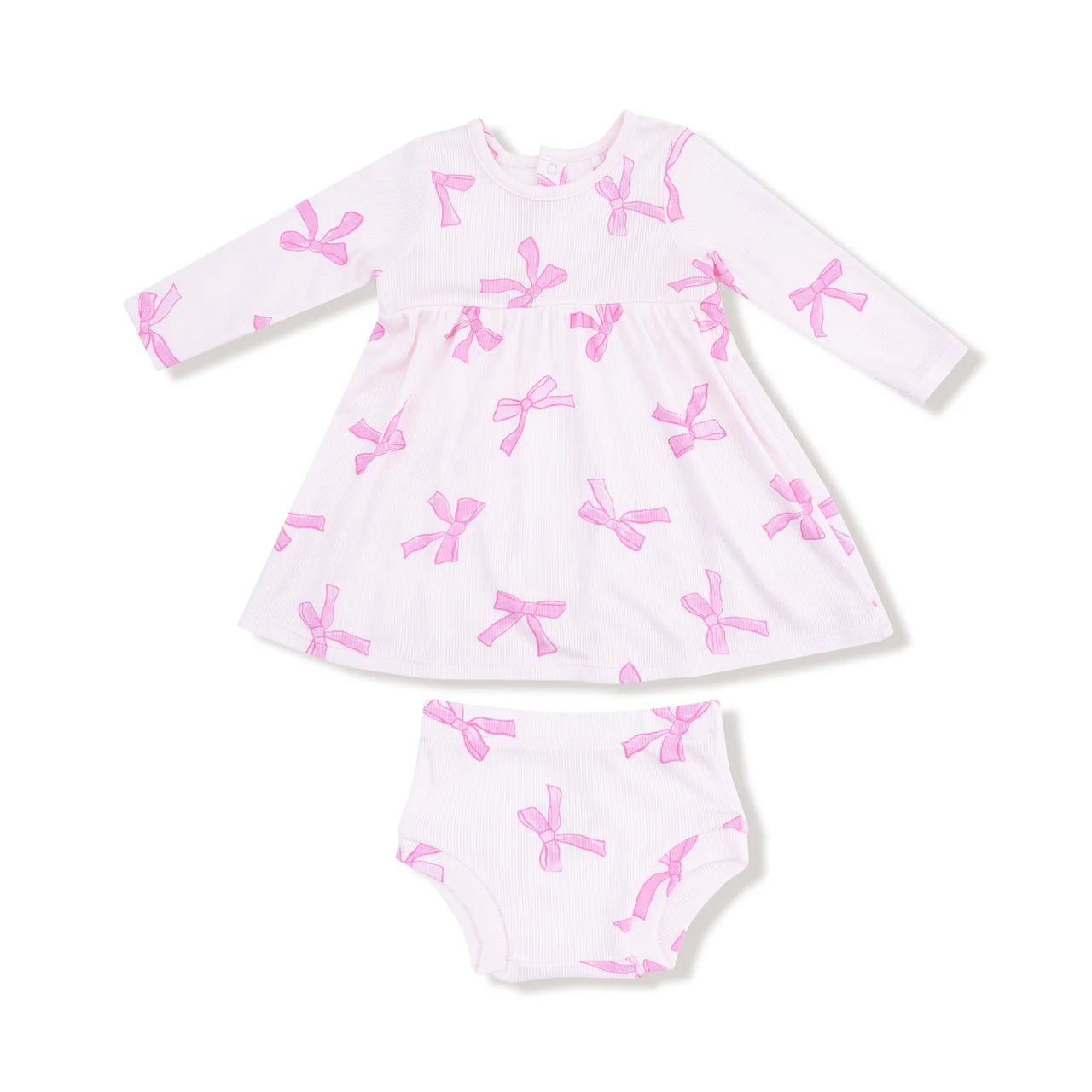 Pretty Bows Simple Dress & Bloomer
