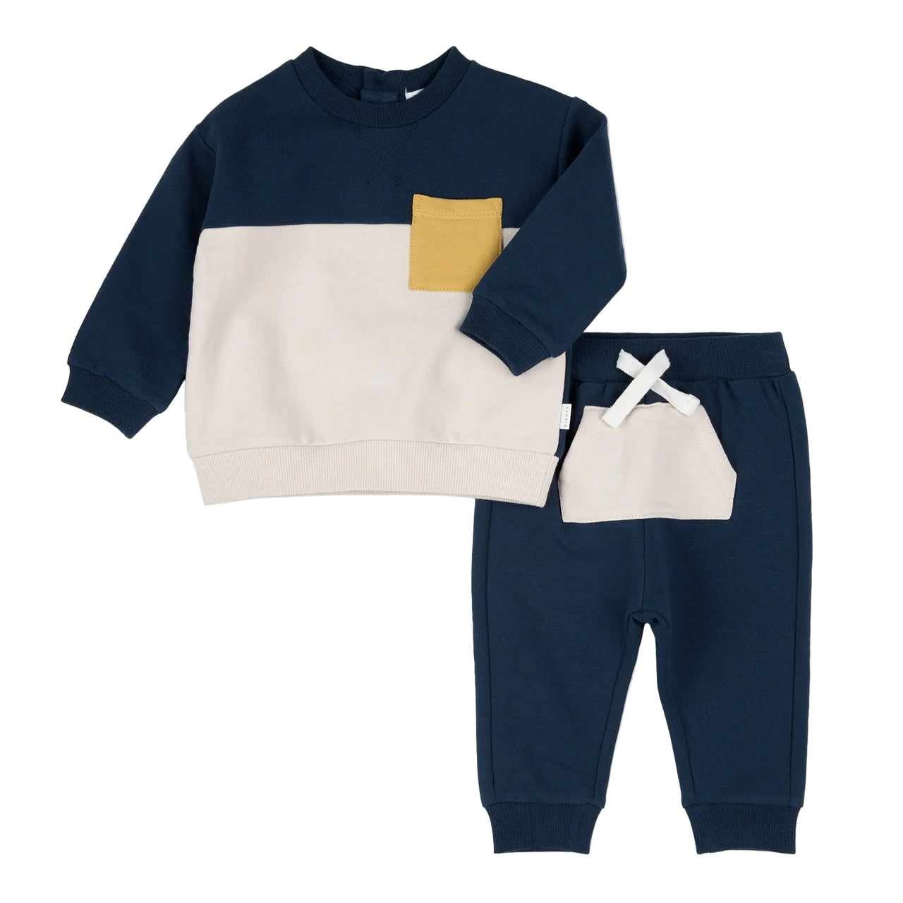 Navy Color Block Set