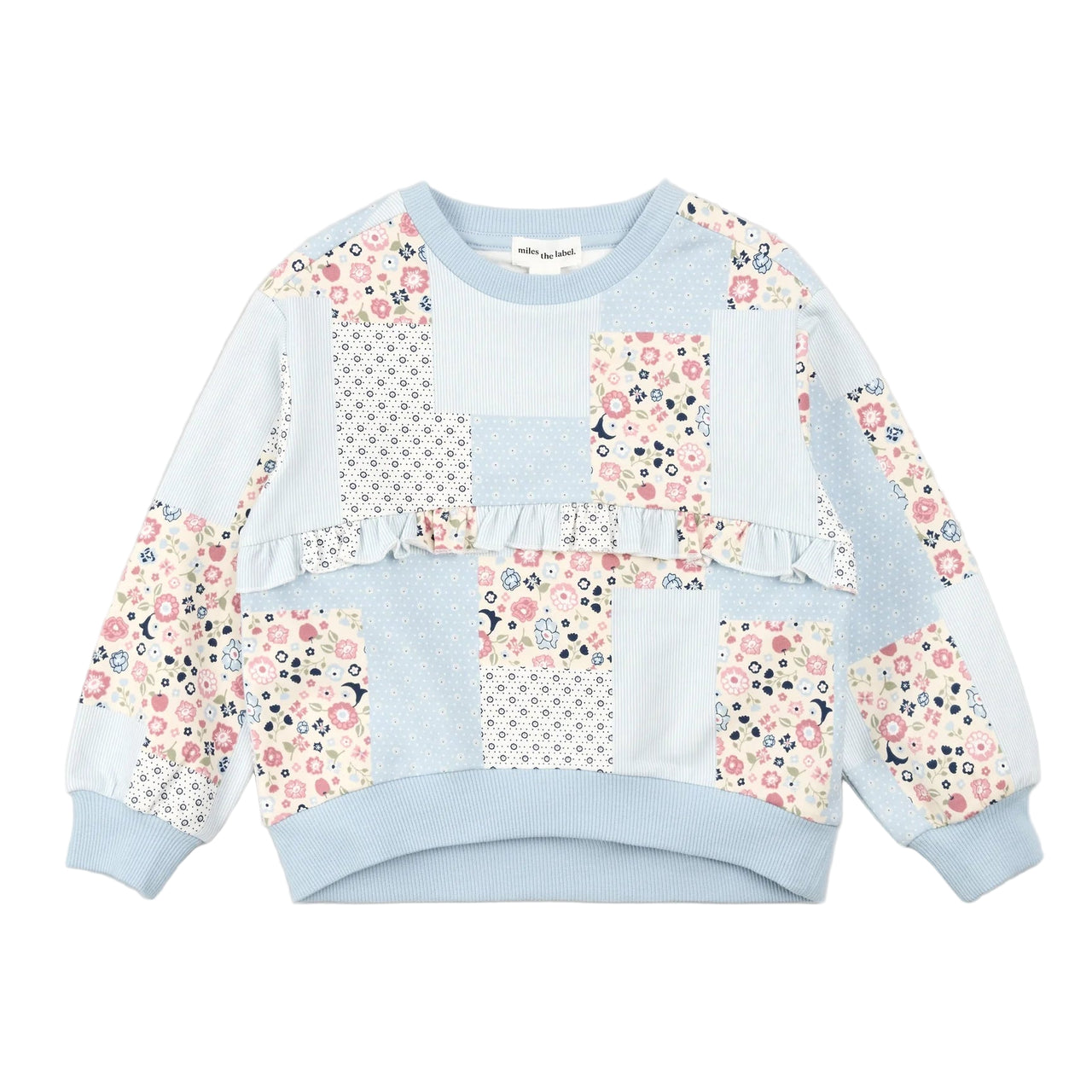 Floral Patchwork Sweatshirt