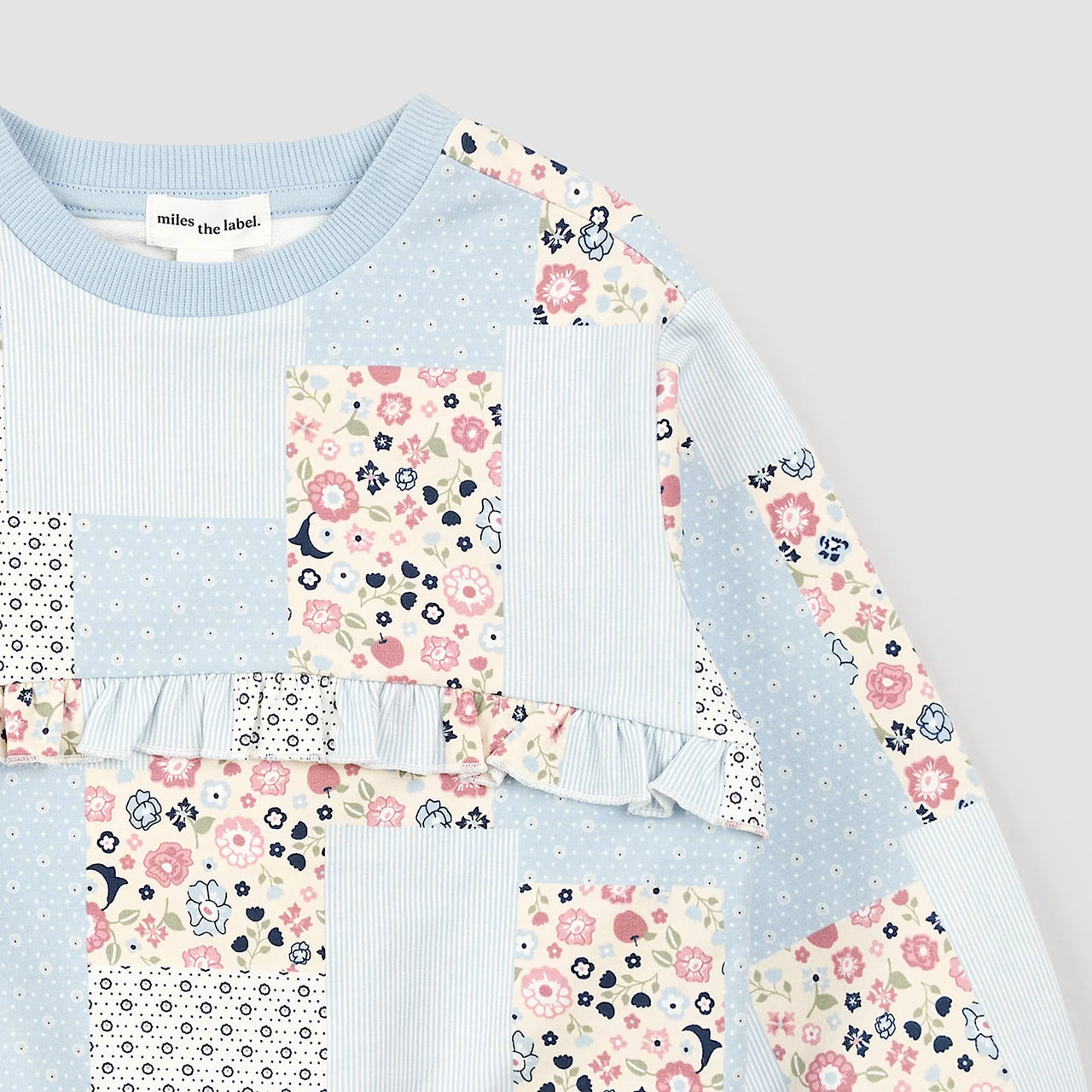 Floral Patchwork Sweatshirt