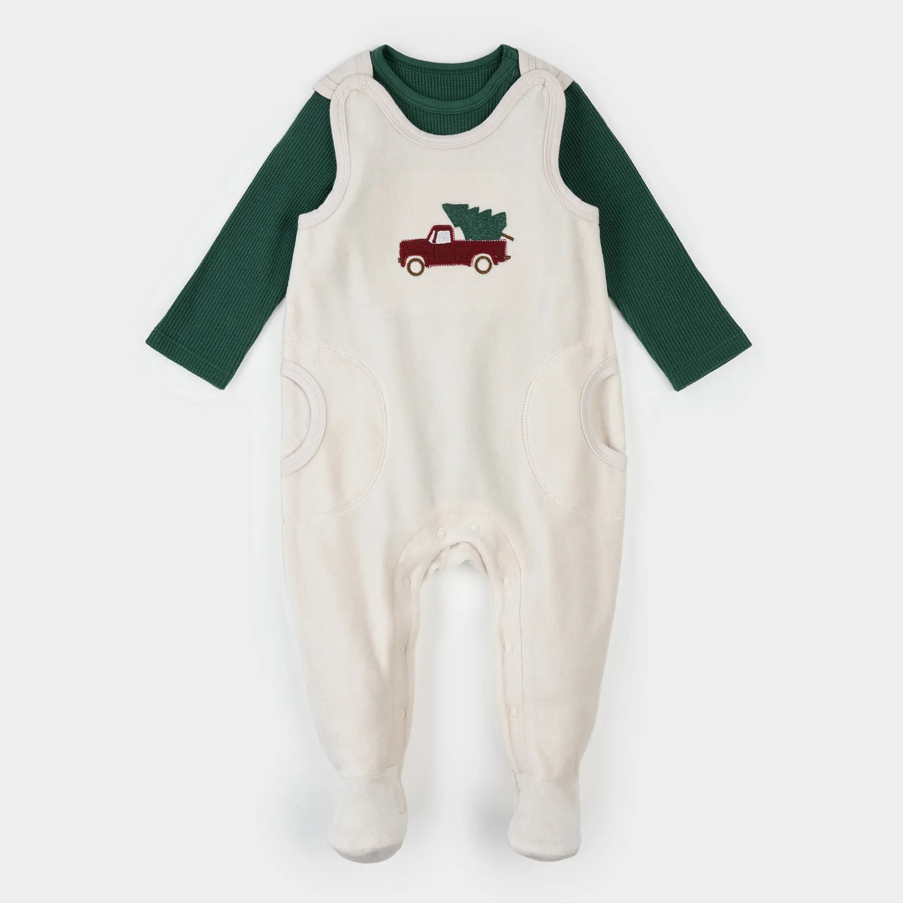 Festive Truck Overall Set