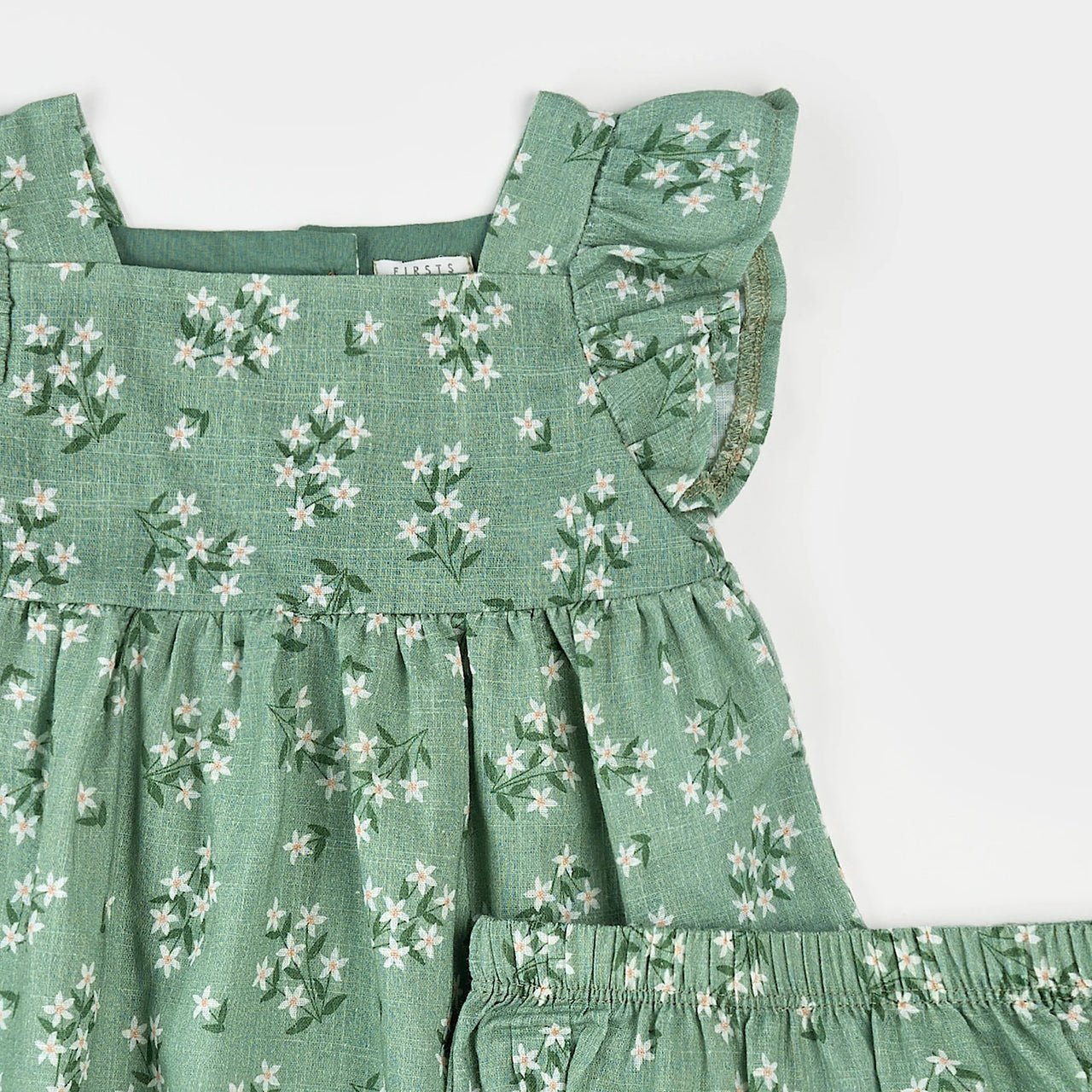 Exotic Flowers Laurel Cross Hatch Dress Set