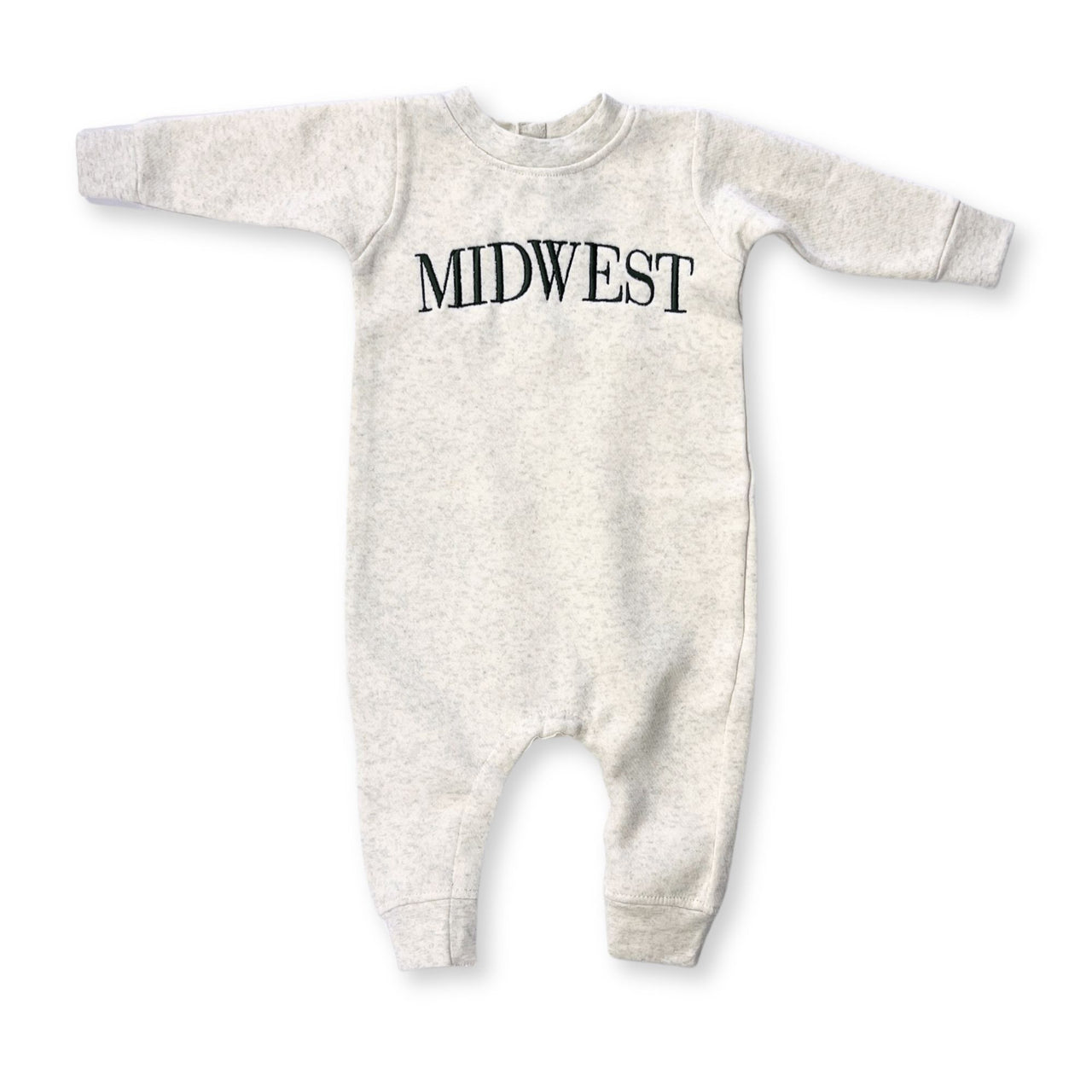 Midwest Baby Romper Sweatshirt - Oat