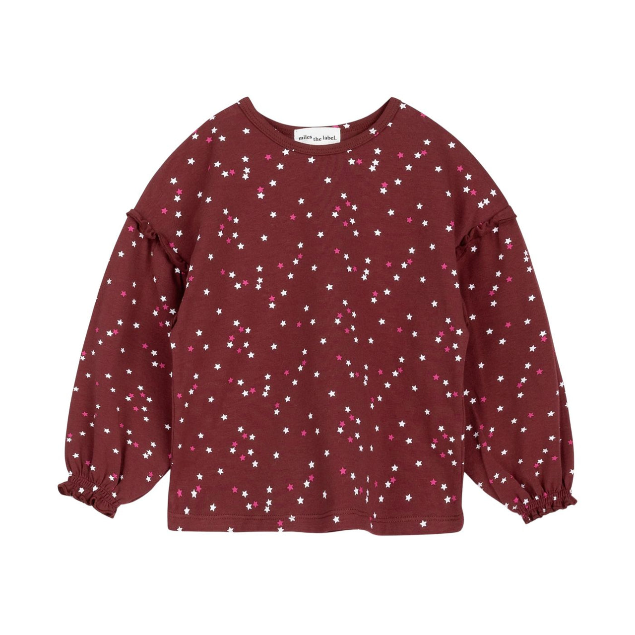 Confetti Burgundy Top