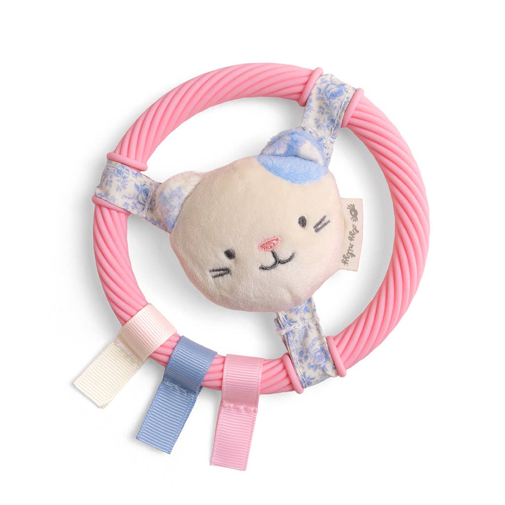 Itzy Ring Pal™ - Teething Ring with Plush Character