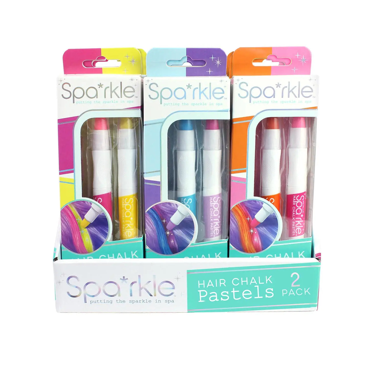 Spa*Rkle 2-Pack Hair Chalk Pastels