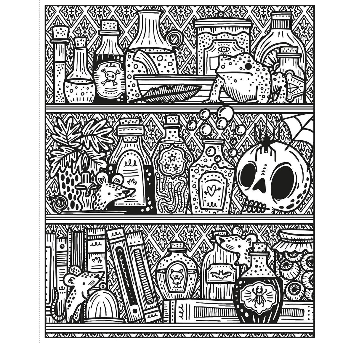 Halloween Magic Painting Book