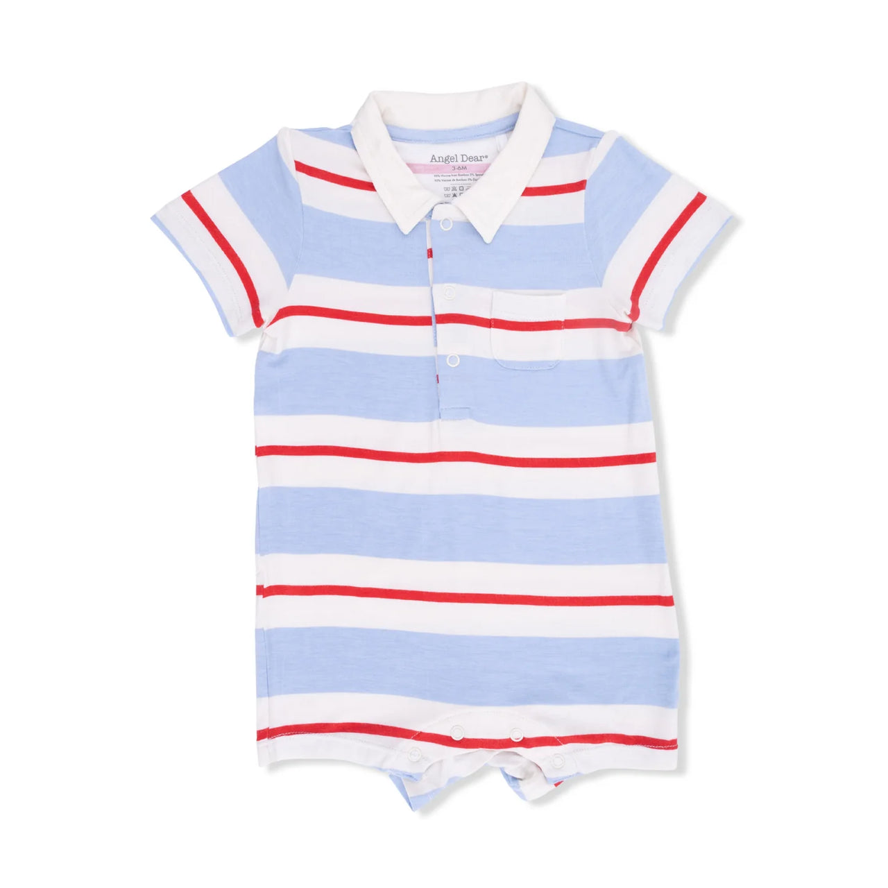 Rugby Polo Shortie Blue and Red