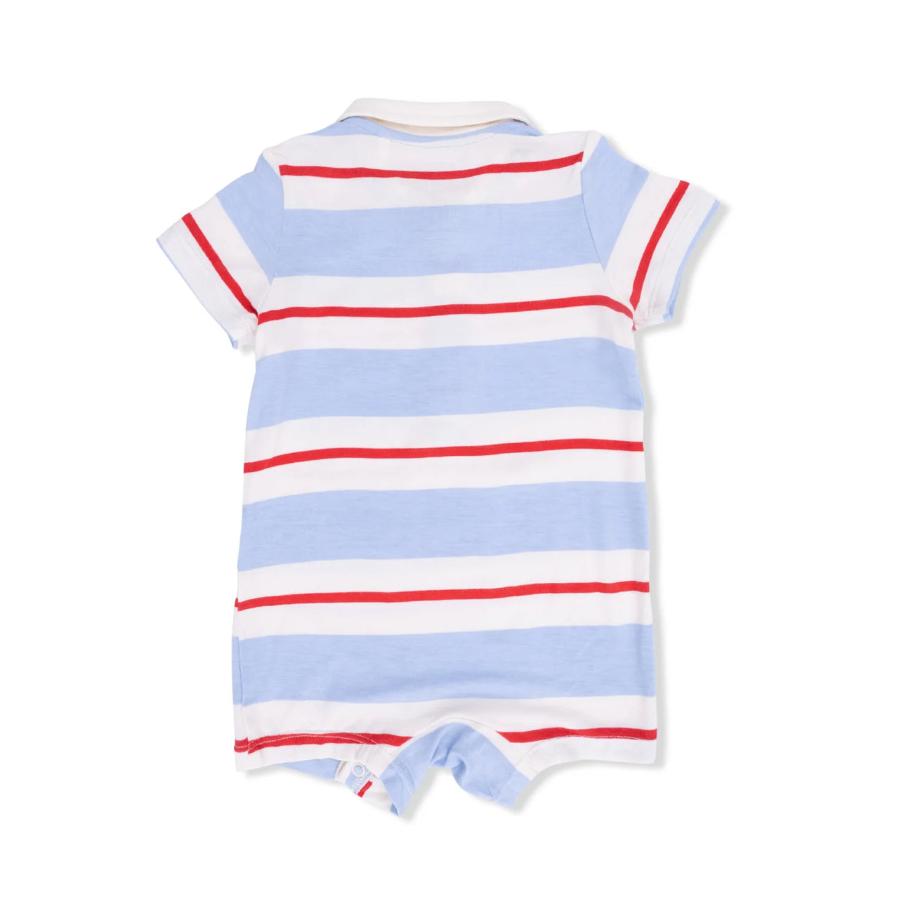 Rugby Polo Shortie Blue and Red
