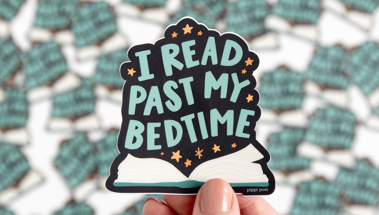 Bedtime Reader - Decal Sticker