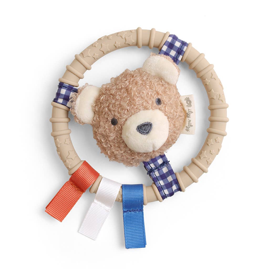 Itzy Ring Pal™ - Teething Ring with Plush Character
