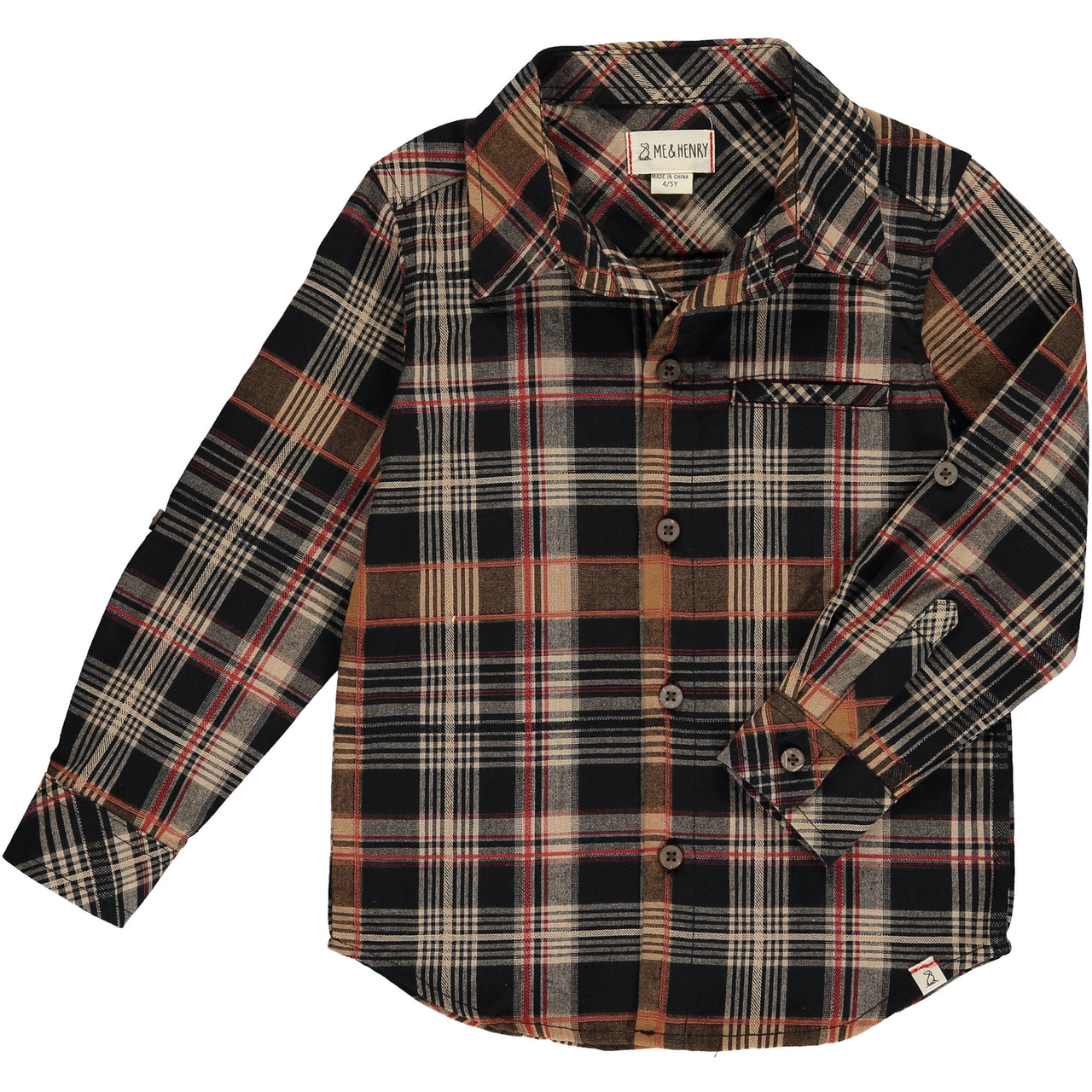 Brown Plaid Atwood Button Down