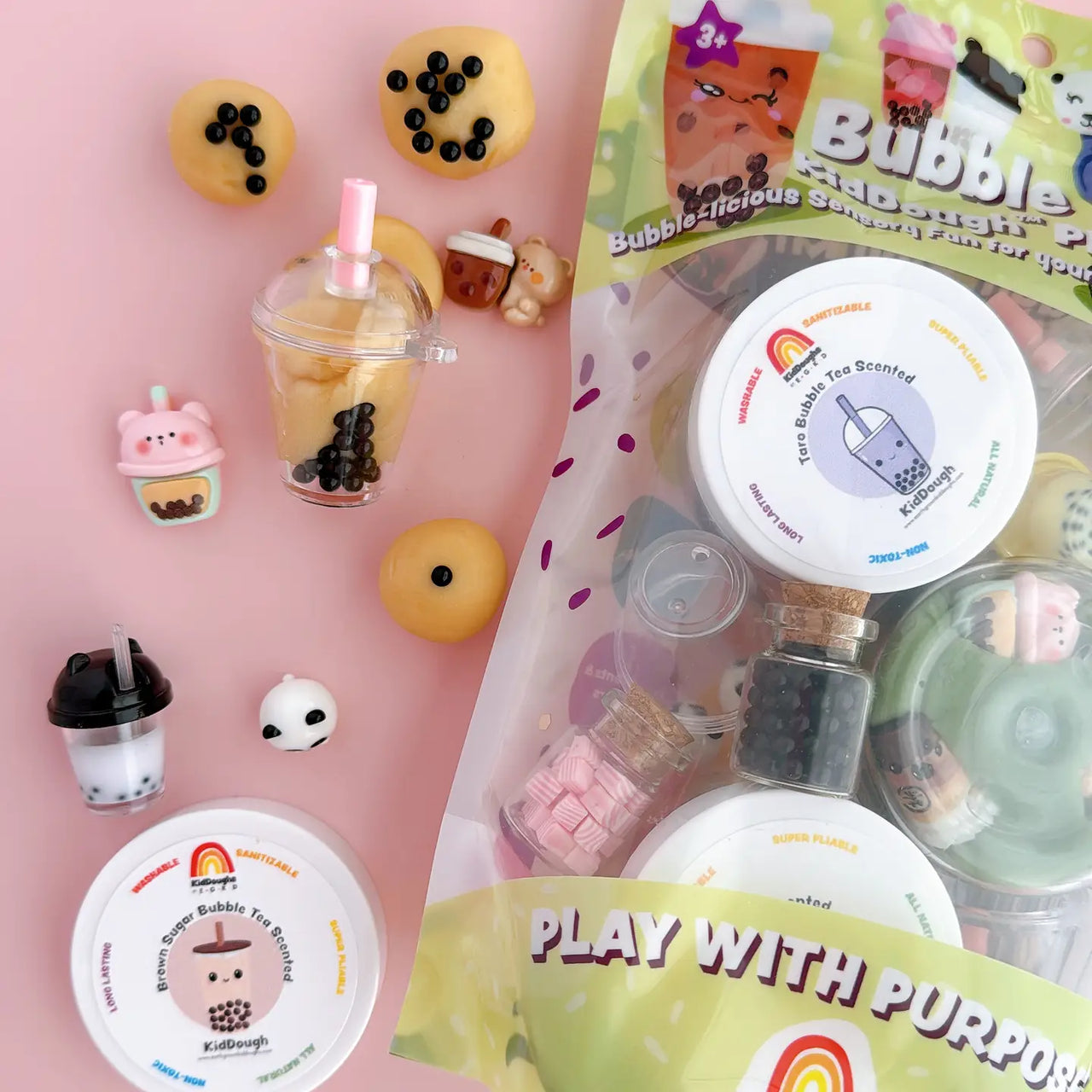 Bubble Tea Kiddough Play Kit