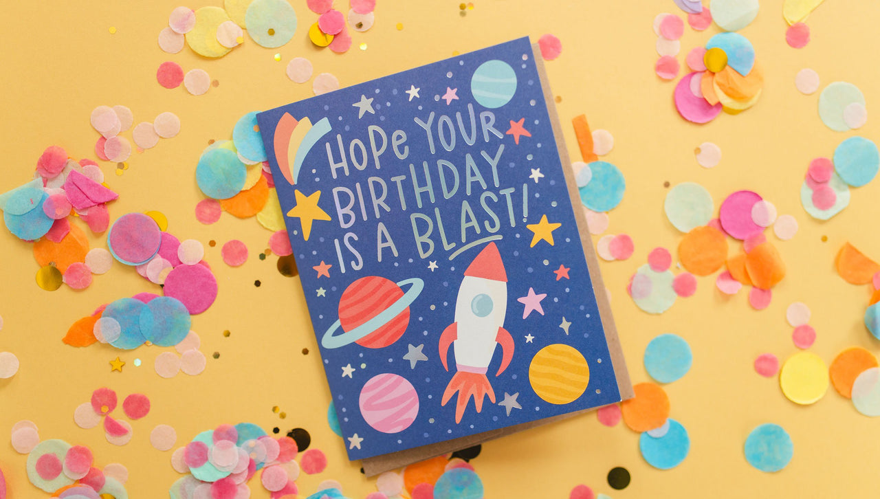 Hope Your Birthday is a Blast - Greeting Card