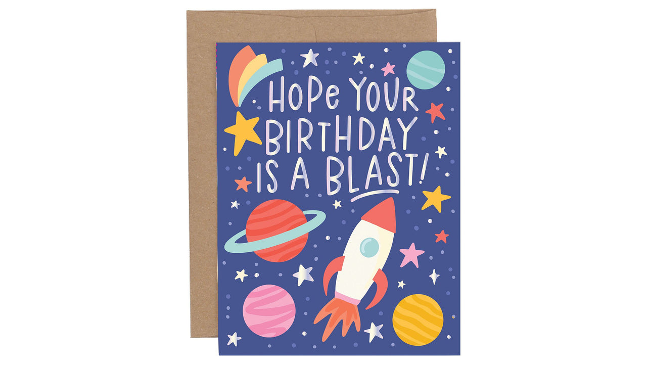 Hope Your Birthday is a Blast - Greeting Card