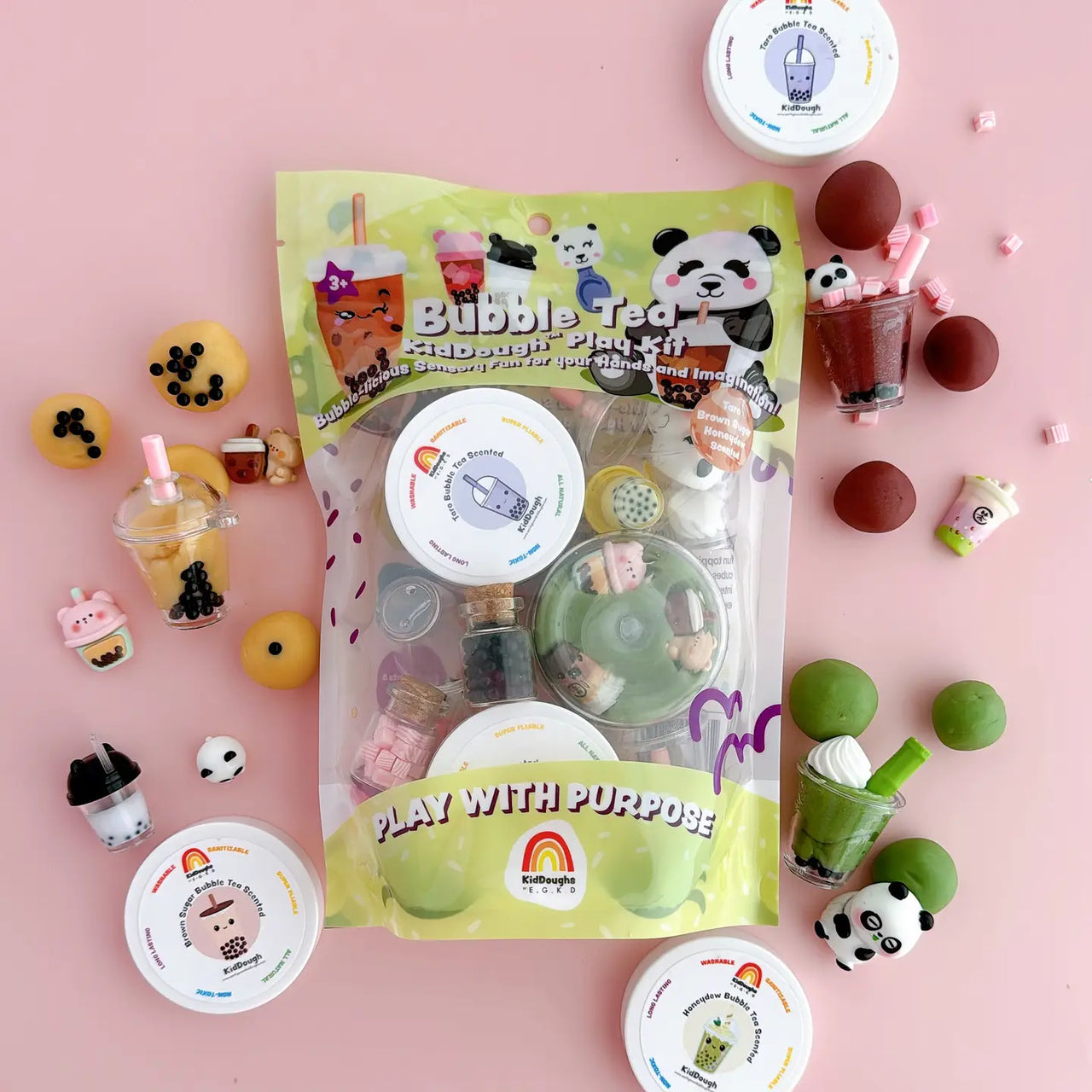Bubble Tea Kiddough Play Kit