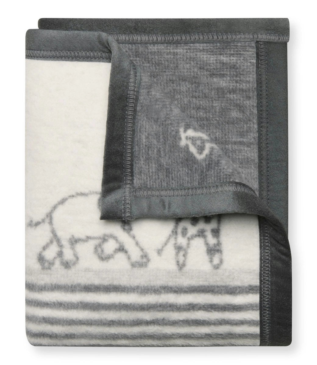 Jungle Walk Grey Mini Blanket