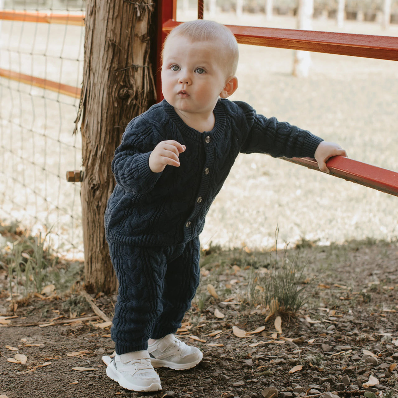 Blues Sweater Knit Leggings