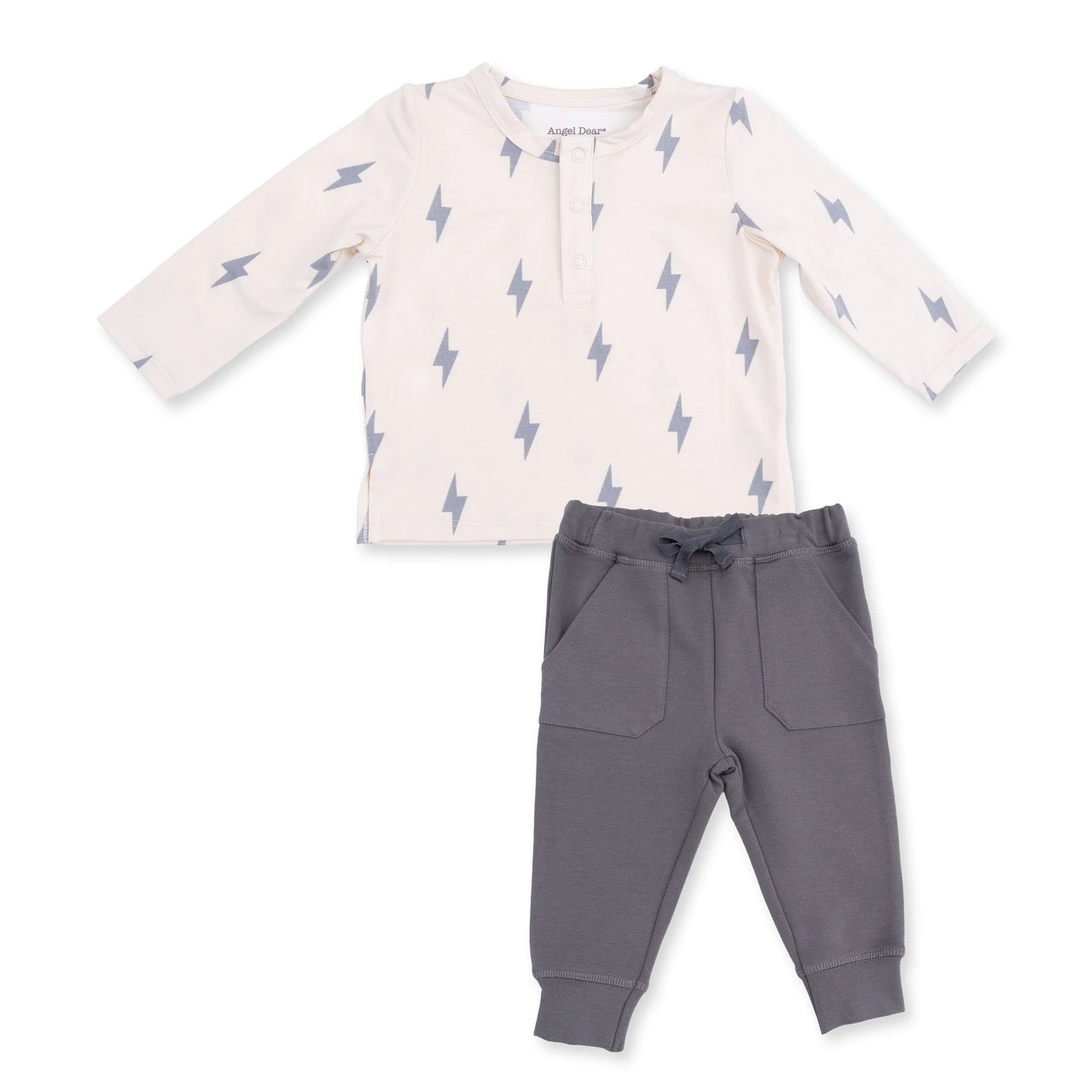 Lightning Bolt Long Sleeve Henley & Jogger
