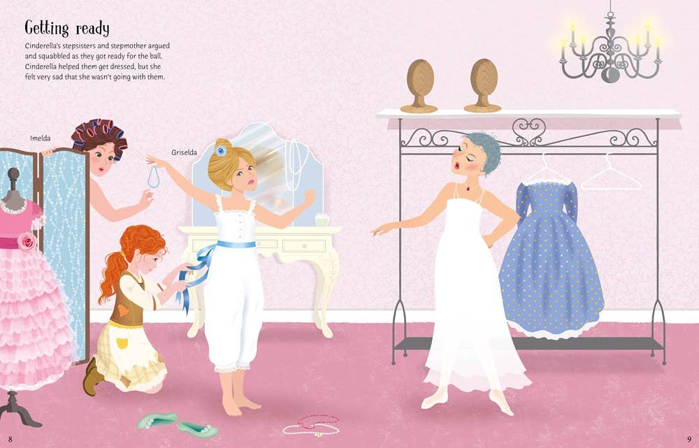 Sticker Dolly Dressing Cinderella : Usborne