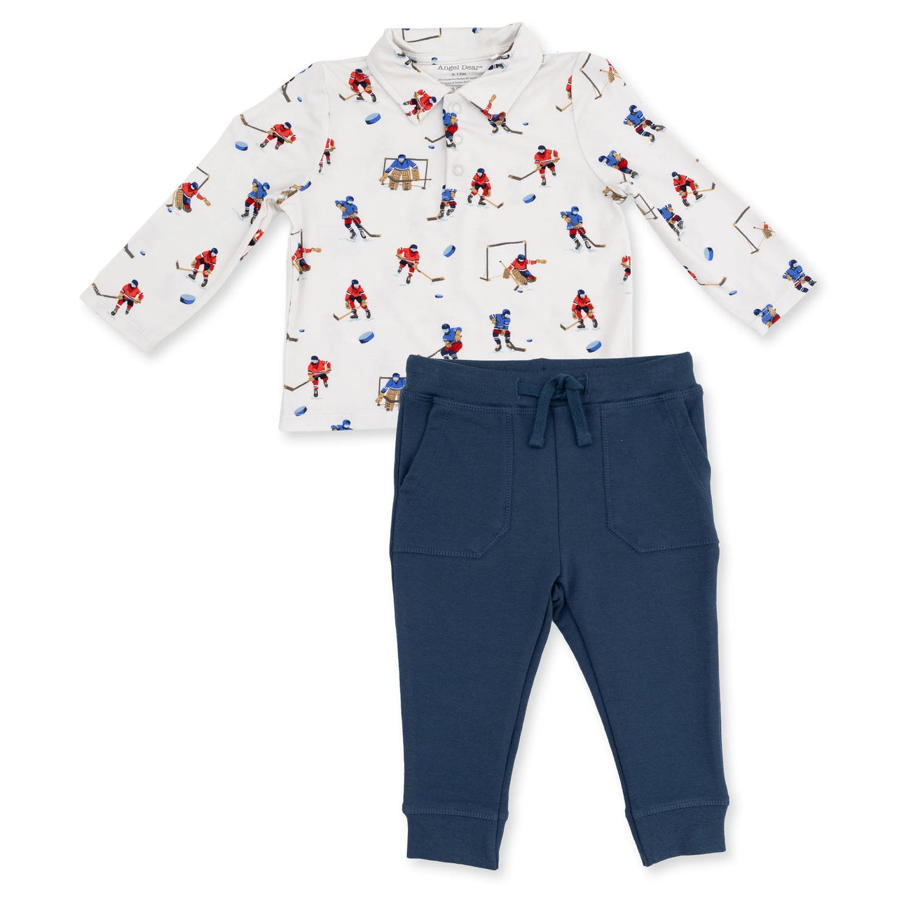 Hockey Players Long Sleeve Polo & Jogger