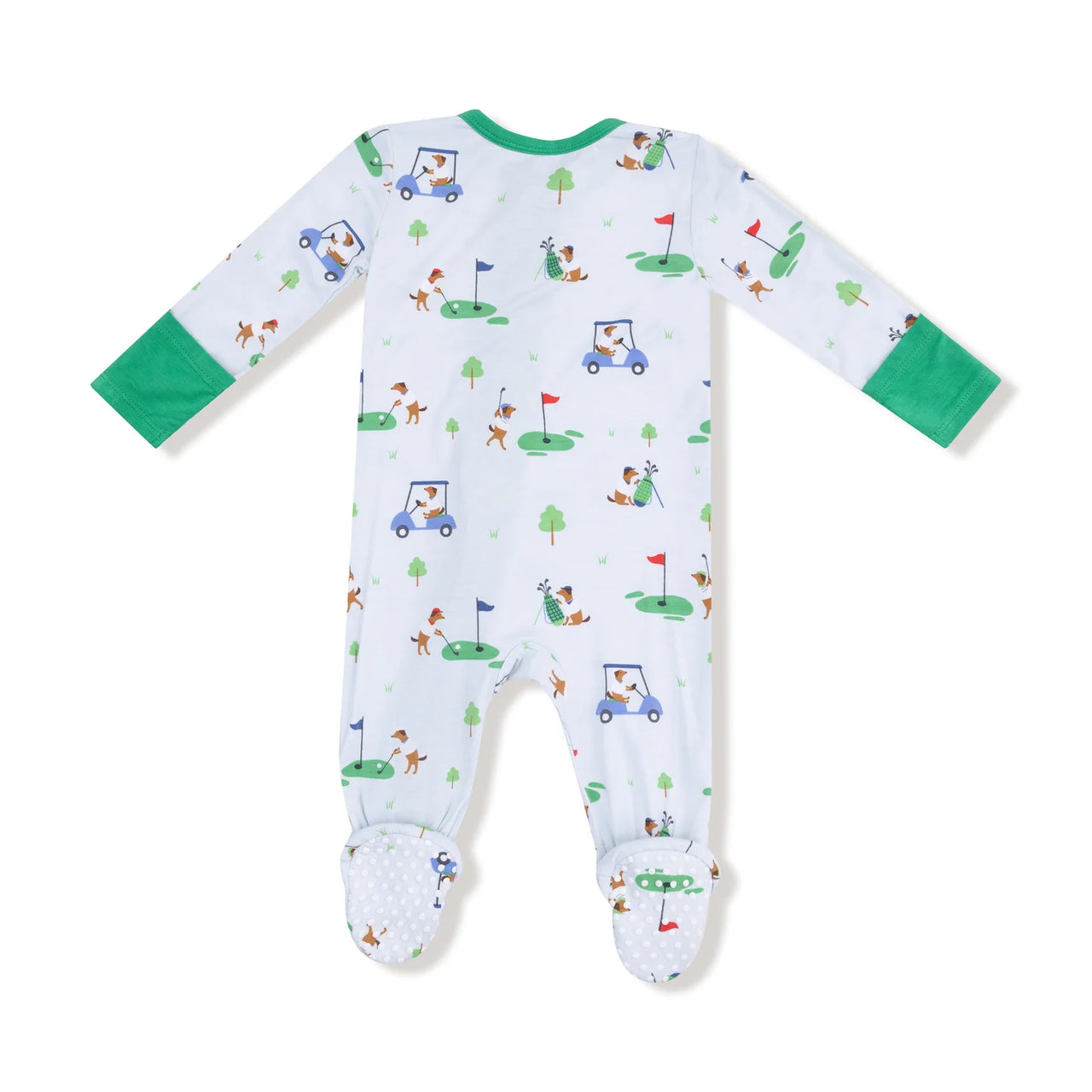 Zippered Footie- Dog Gone Golf