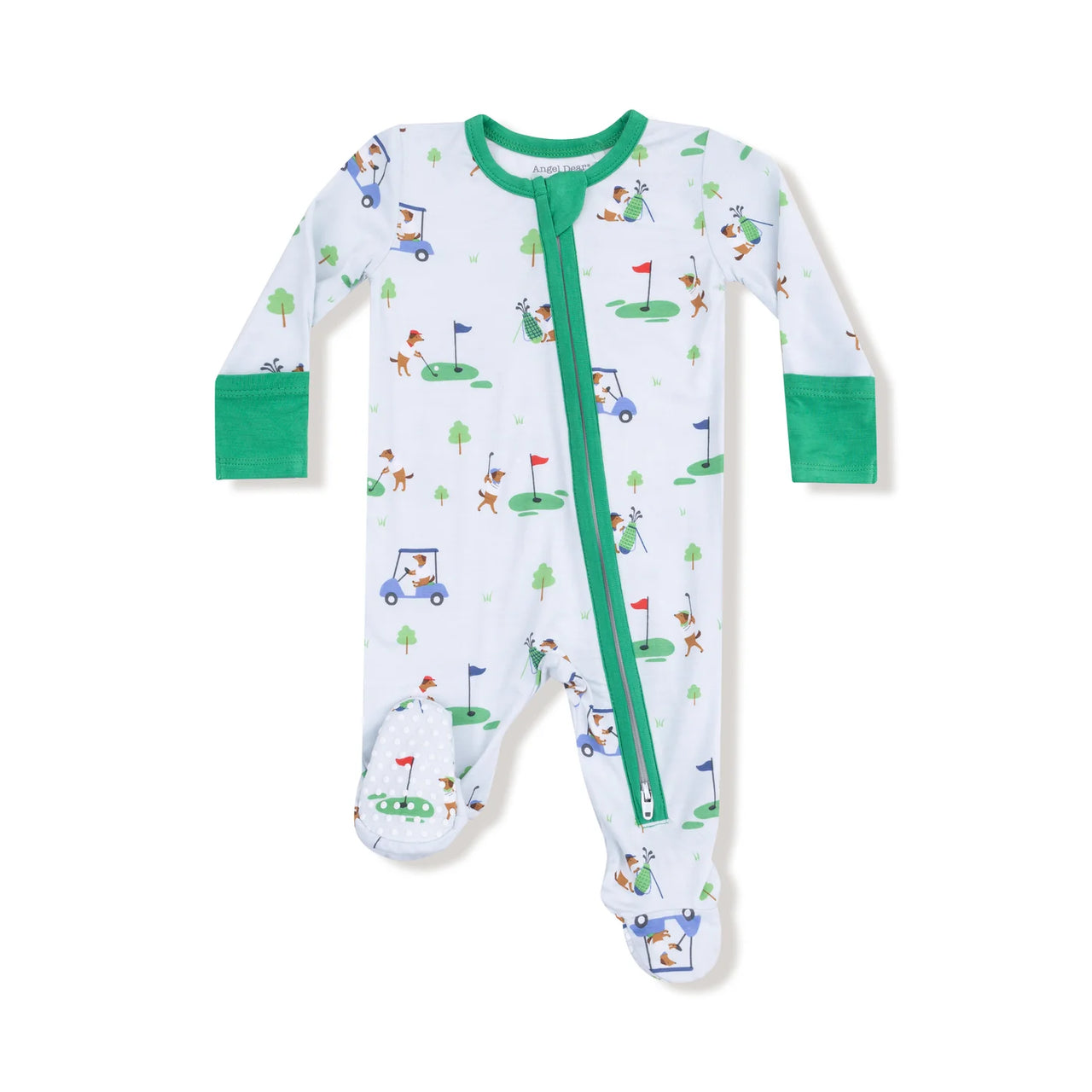 Zippered Footie- Dog Gone Golf